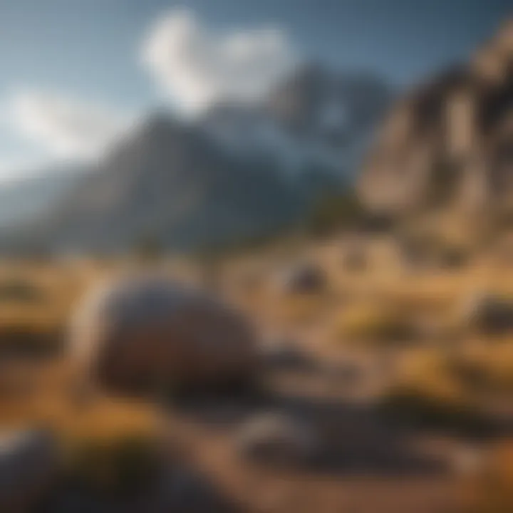 Breathtaking mountainscape in Boulder, Colorado.