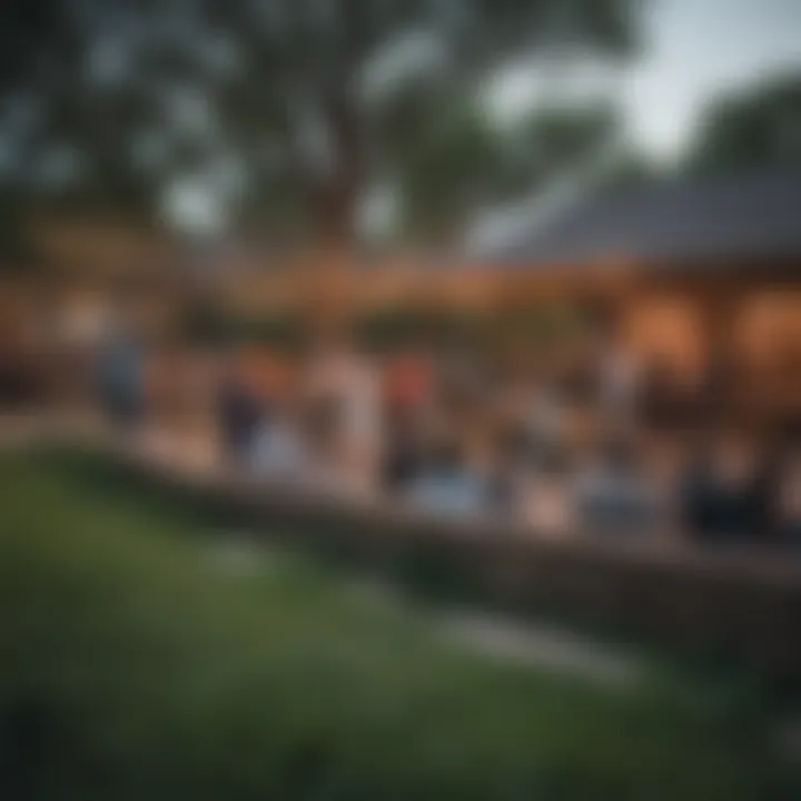 Community event in a Dallas neighborhood showcasing local culture and engagement
