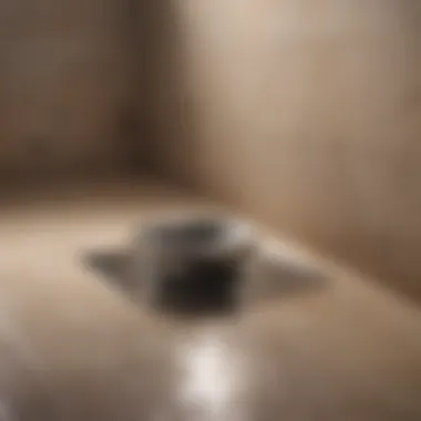 Impact of Mesh Traps on Drain Efficiency Visual comparison of clogged vs. unclogged shower drains