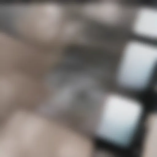Detailed view of a mesh trap in a shower drain