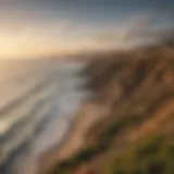 Scenic view of Point Loma coastline