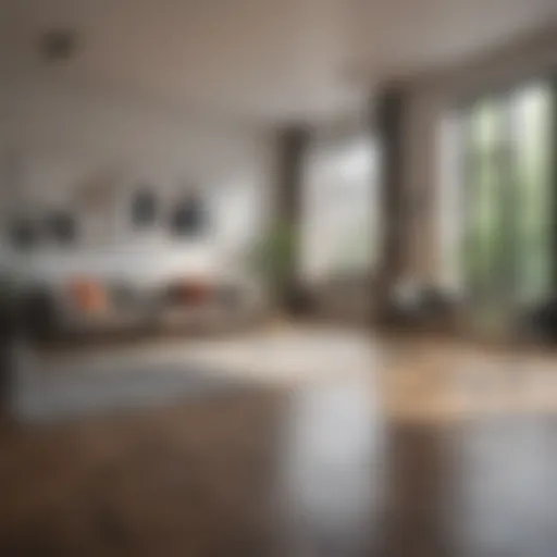 Modern apartment interior showcasing rental potential