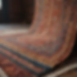 A pristine rug showcasing vibrant colors after professional cleaning