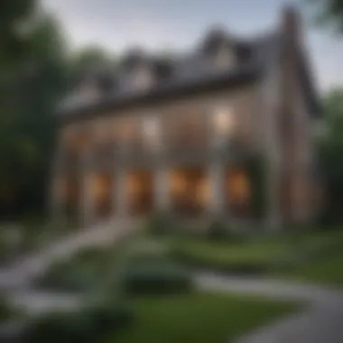 Charming Architectural Beauty Elegant exterior of a charming home in Settegast Heights Village