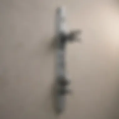 Sturdy Installation of Drywall Anchors Close-up of a sturdy drywall anchor installation