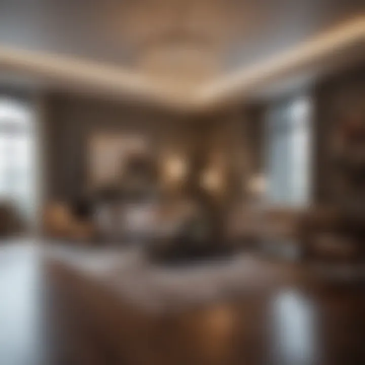 Luxurious interior of a living space within The Beverly Apartments