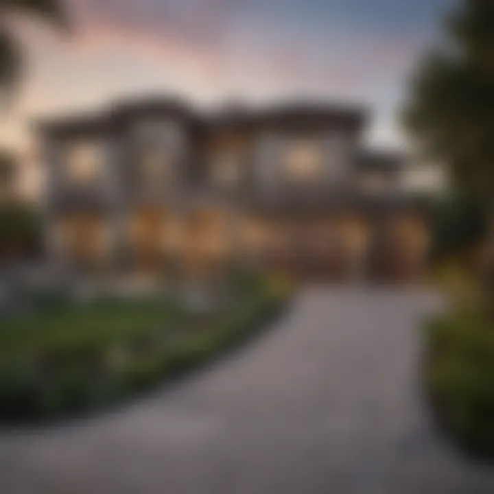 Beautifully landscaped exterior of a turnkey residence