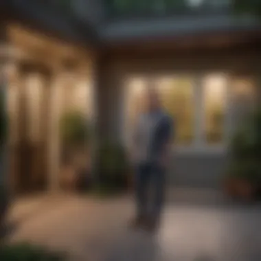 Real estate agent discussing turnkey home options with clients