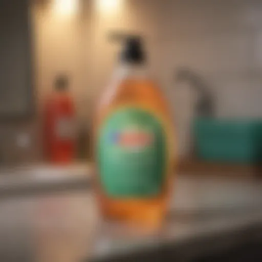 A bottle of Dawn dish soap displayed on a countertop