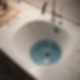 Diagram of an open sink drain trap