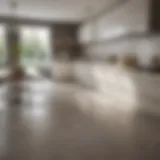 Sparkling clean kitchen countertop showcasing the results of deep cleaning.