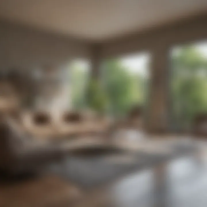 A graph illustrating property value changes based on square footage
