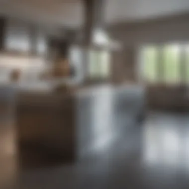 An elegant kitchen featuring stainless steel surfaces with no visible streaks.