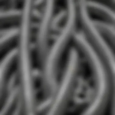 Materials Used in Dryer Vent Hoses Close-up of different materials used in dryer vent hoses