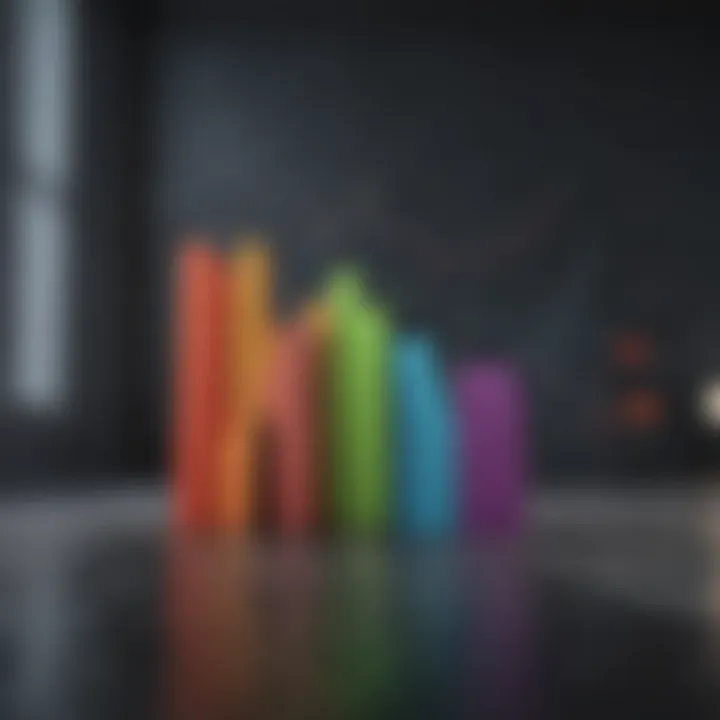 A financial graph representing investment risk