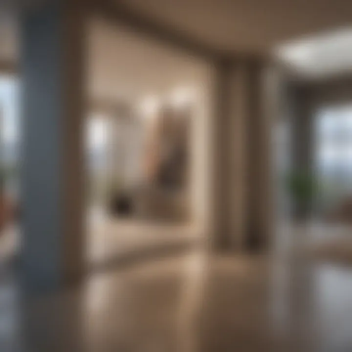 Example of wall square footage in real estate listings