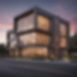 Exterior view of University House Denver showcasing its modern architecture
