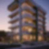 Sophisticated architectural design of Vista Noho luxury apartments